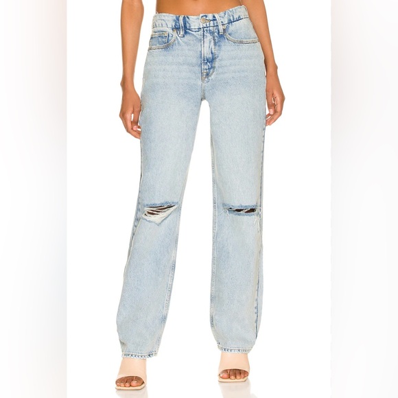 Good American Good 90’s Blue Jeans - Picture 2 of 7